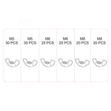 Topgear vleugelmoeren ass. 150 dlg.