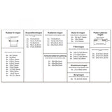 TOPGEAR KRAANTRUBBERS ASS. 125 stykker.