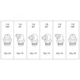 Topgear Topgear Vetnippels Ass. cal 110-częściowy