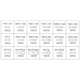 Topgear TOPGEAR Kabelio antgaliai ass. 260 vienetų