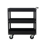 Tool trolley open, black