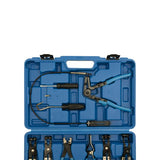 Conjunto de tang de grampo de mangueira 9 -peça