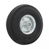 Pyörän 350x10 akselin reikä 16 mm. pneumaattinen rengas