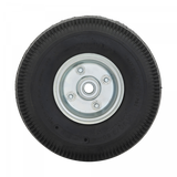 Pyörän 350x10 akselin reikä 16 mm. pneumaattinen rengas