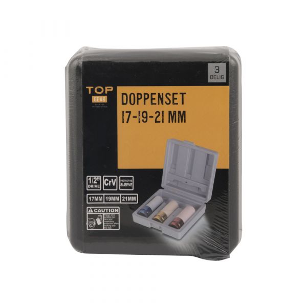 Topgear TOPGEAR lizdų rinkinys 3 vnt 17-19-21 mm.