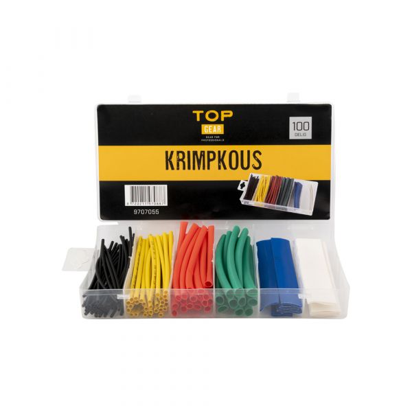 Topgear heat shrink tubing 100-piece