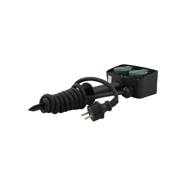 Couchette de jardin AC avec brochettes, 1,5 m.