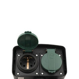 Couchette de jardin AC avec brochettes, 1,5 m.