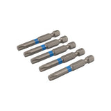 Screw bit 50 mm TX-30 blue 5x