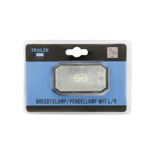 TrailerGear Trailergear ancho de ancho Pendellamp White L R
