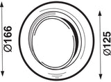 Zračni ventil iz nerjavečega jekla 125 mm