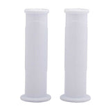 Maneggiare rotondo, bianco (set di 2)