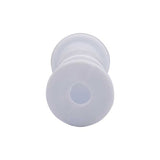 Maneggiare rotondo, bianco (set di 2)