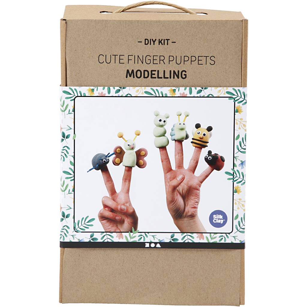 Creativ Company Cute Finger Puckers Lav Silk Clay Kleiset