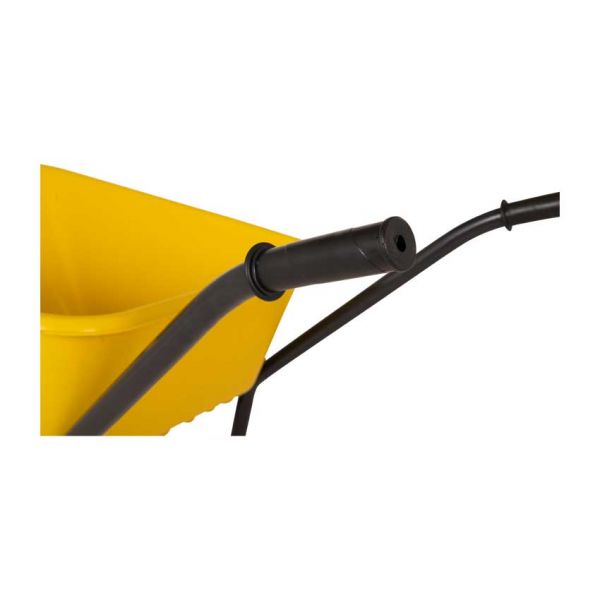 Schubkarre Plastikgelber Behälter 85 Liter HQ.