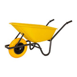 Brouette en plastique contenant jaune 85 litres HQ anti-lek