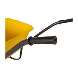 Brouette en plastique contenant jaune 85 litres HQ anti-lek