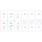 TOPGEAR PLATE NUT SCUS ASS. 170 stykke.