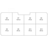 Topgear TOPGEAR Earrach clampán píobáin asal. 75 píosa