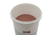 Abi blasting grit bucket 12.5 kg red 0.2-0.6 mm