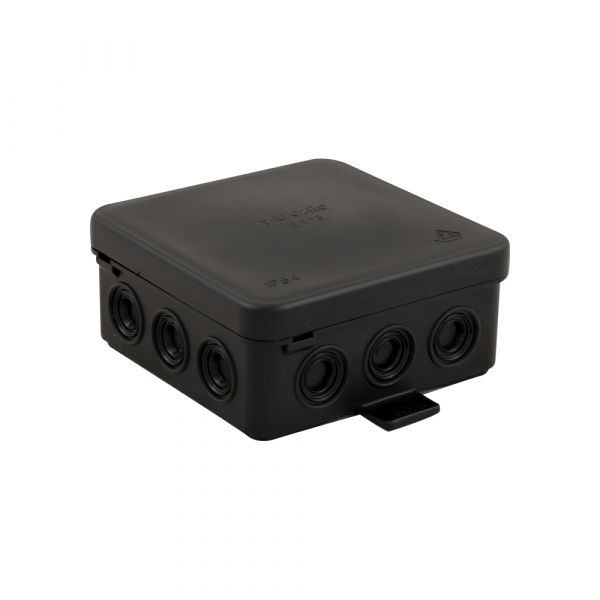 Kabeldoos zwart ip54