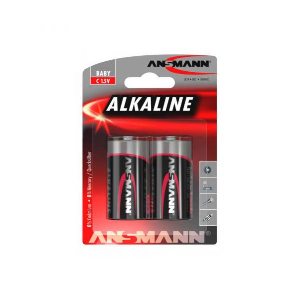 Alkalisk batteri LR14 2ST.