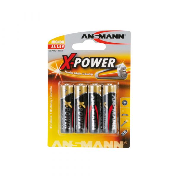 Alkalická baterie X-Power AA LR6 4st.