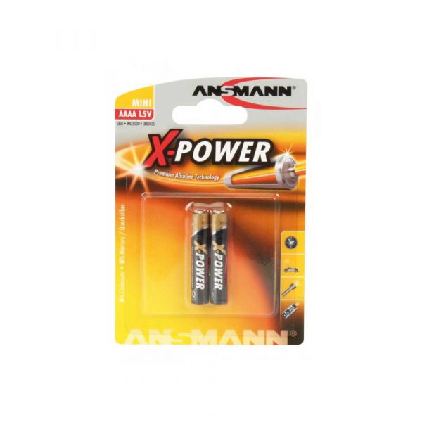 X-power alkaline battery aaaa lr08 2pcs.