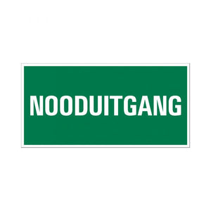 Emergency exit sign - 150x300 mm.