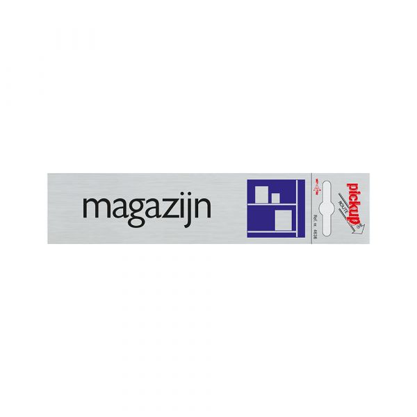 BORD ALULOOK Skladišče - 165x44 mm Self -Adhesive.