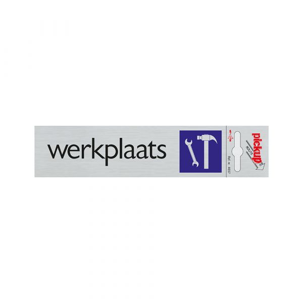 Alulook workshop board - 165x44 mm self -adhesive.