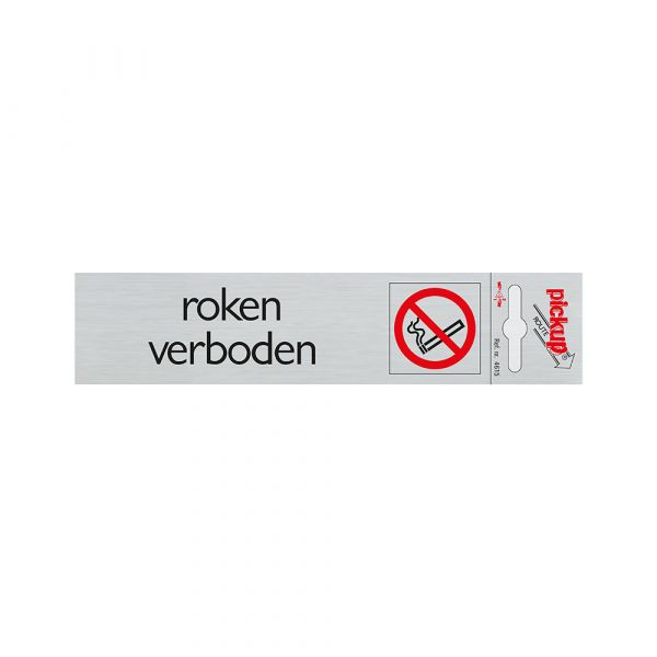 Alulook Smoking Board proibito - 165x44 mm autoadesivo.