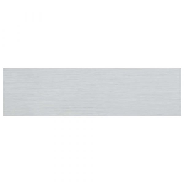 Alulook plate without print - 165x44 mm self -adhesive.