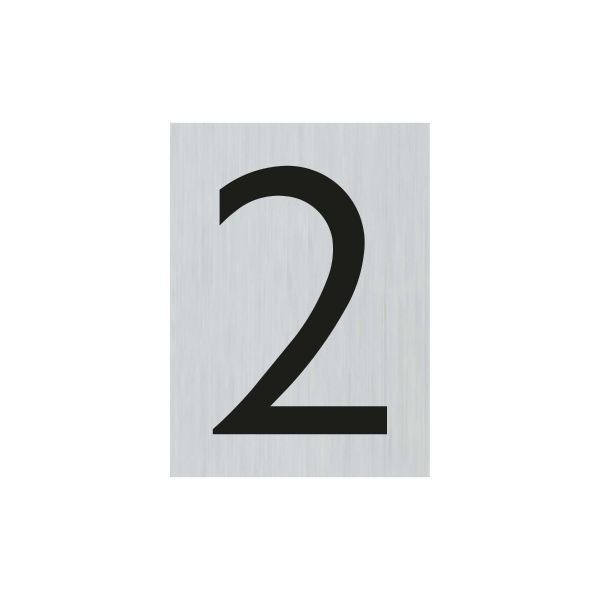 Płyta Alulook Numer 2 - 44x60 mm Self -adhezyjna.