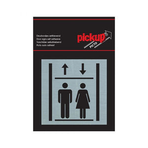 Placa de elevação em alumínio - autoadesiva 80x80 mm.