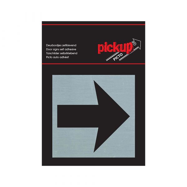 Allulook Pfeil Platte - 80x80 mm Selbst -adhesive.