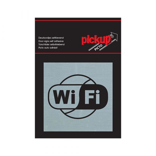 ALULOOK WiFi Plate - Autoadesivo 80x80 mm.