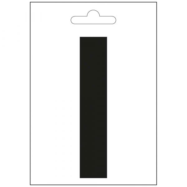 Nautic Letter I Black 100 mm.