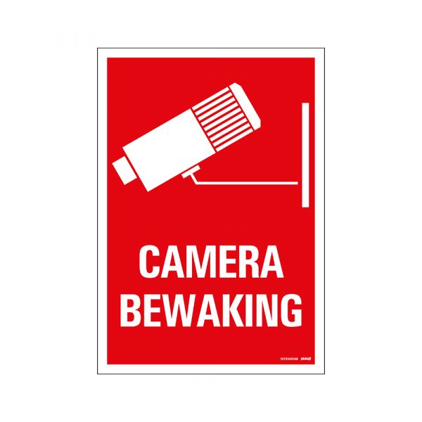 Plate camera surveillance - 230x330 mm.