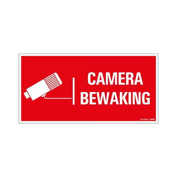 Plate camera surveillance - 150x300 mm.