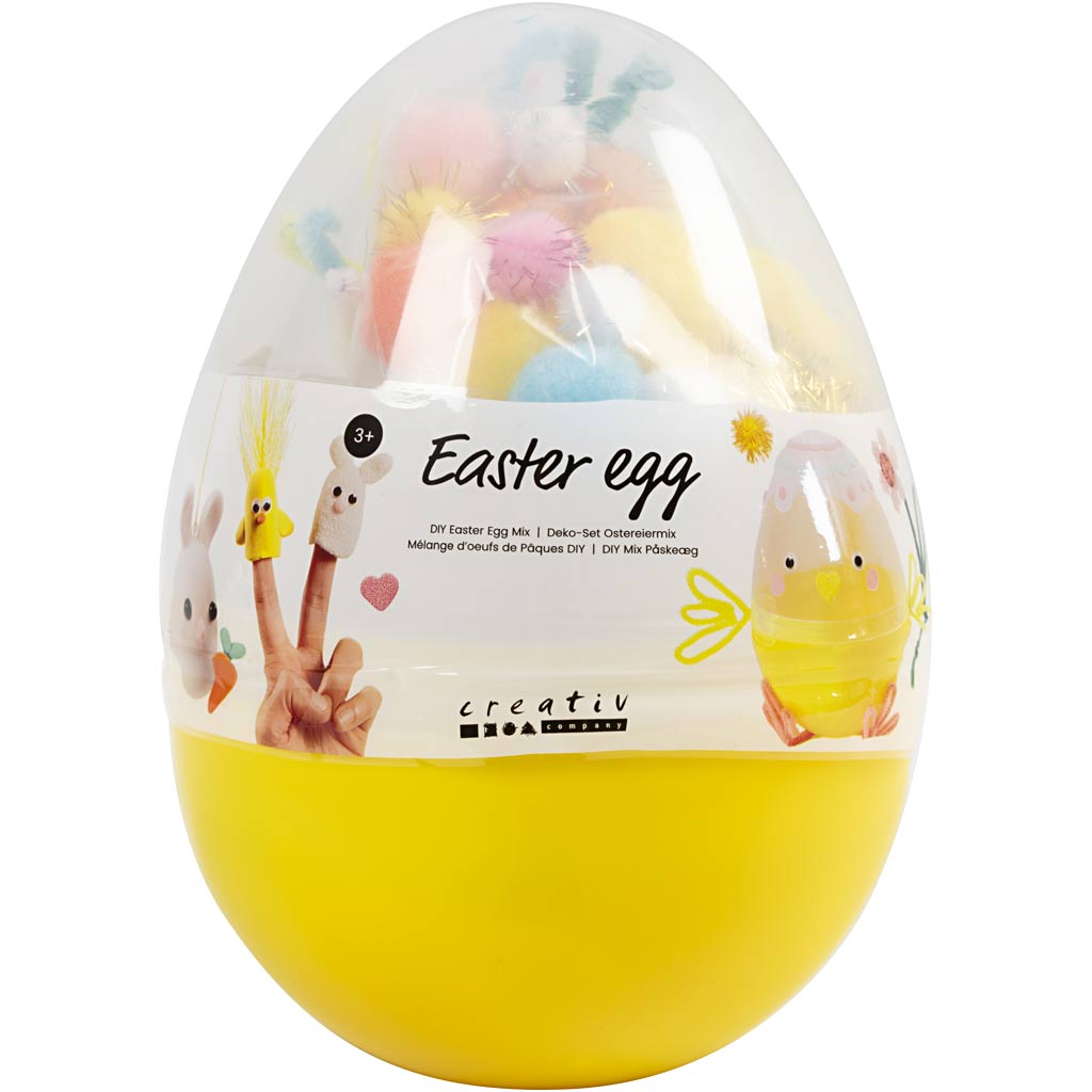 Creativ company creatieve box paasei, h: 19 cm, d 14 cm, 1 stuk