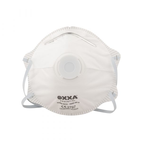 Dust mask oxxa ffp2 with valve 10 pieces