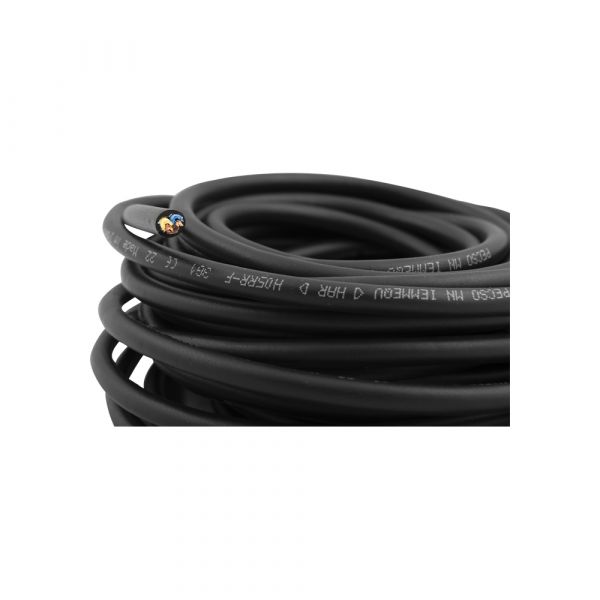 Neoprenový kabel 3x1.0 černá 10 metrů