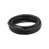 Huishoudsnoer 2x0.75 zwart 5 meter.