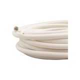 Huishoudkabel 3x1.0 wit 5 meter.