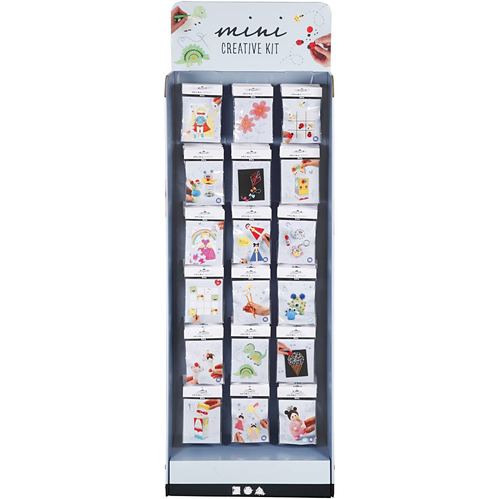 Creativ company mini creative sets, h: 1500 mm, w: 580 mm, white, 108 sets 1 box