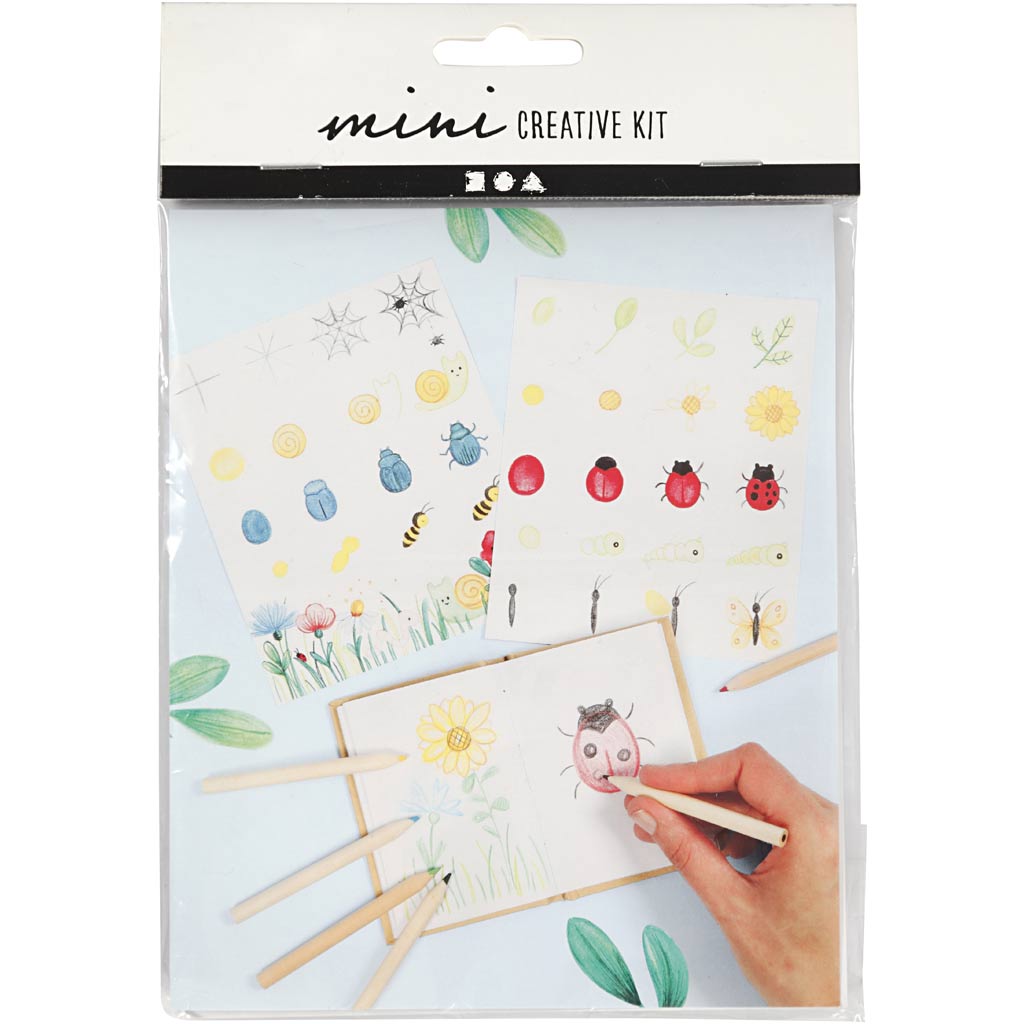 Creativ company mini creative kit, insects, 1 box