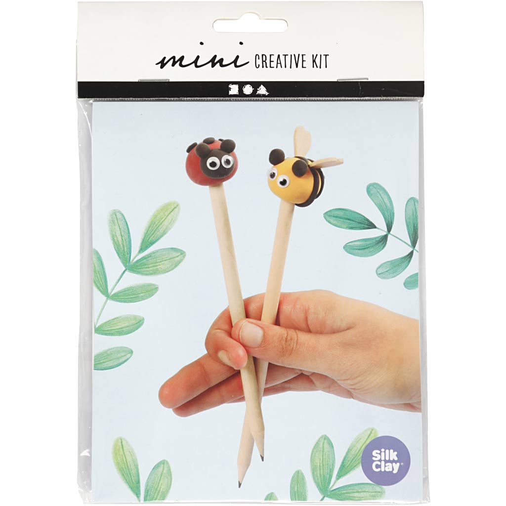 Silk clay mini creative kit, pencil toppers, 1 box