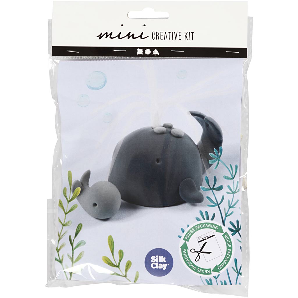 Creativ Company Mini Creative Kit Walvis s teletom