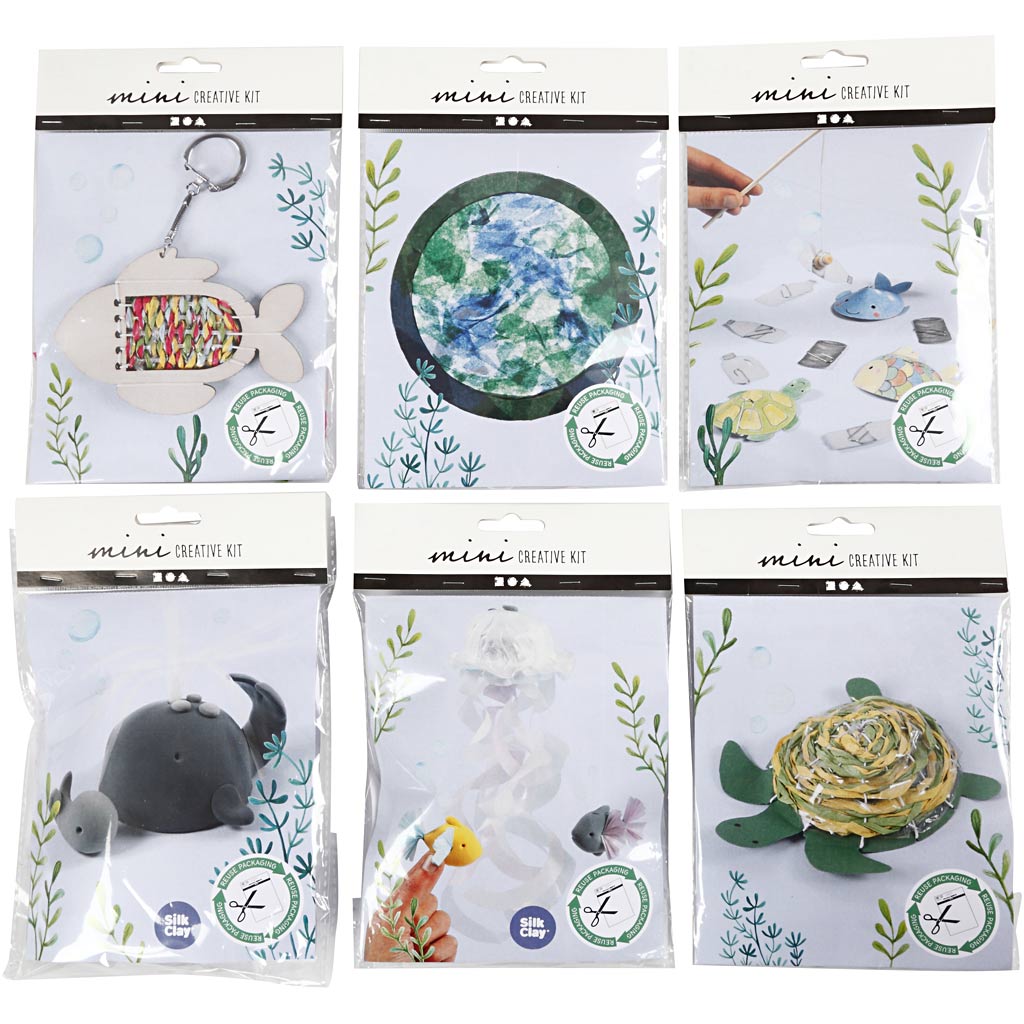 Creativ company mini hobbyset, 6 set 1 doos
